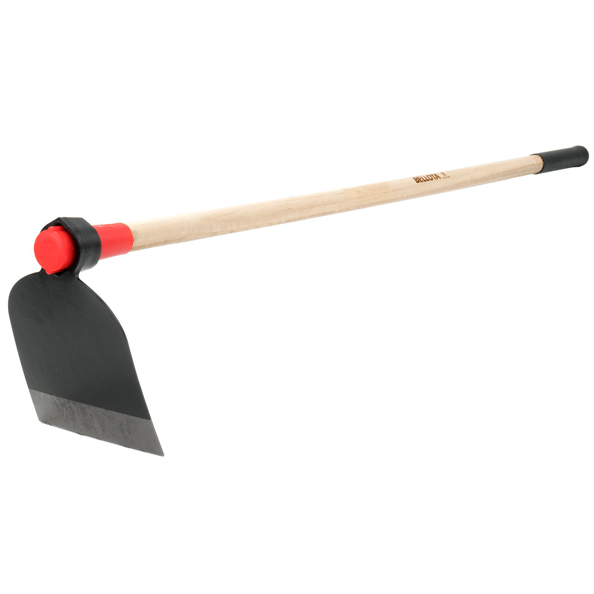 Azada Bellota HOE4W montada con mango de madera PEFC, vista lateral