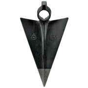 Azada forjada Bellota HOE150 de pala triangular con sistema antigiro, vista frontal