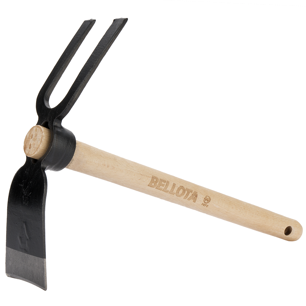 Azadilla Bellota HOE228AW con mango de madera certificada, vista completa