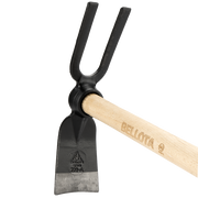 Azadilla Bellota HOE228AW, detalle del enmangado con sistema antigiro