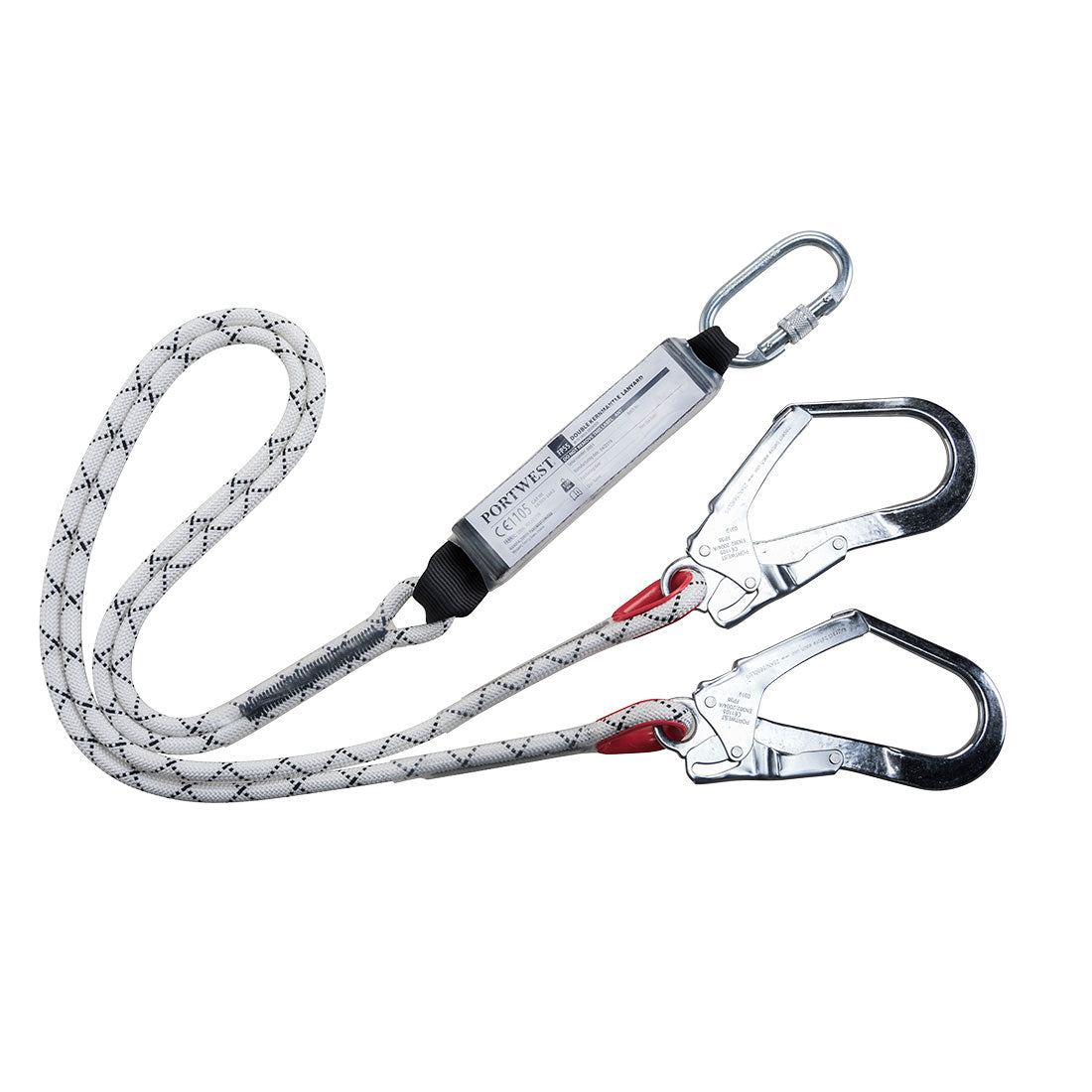 Ligne de liaison Kernmantle double avec absorbeur de 180 cm Vetonek