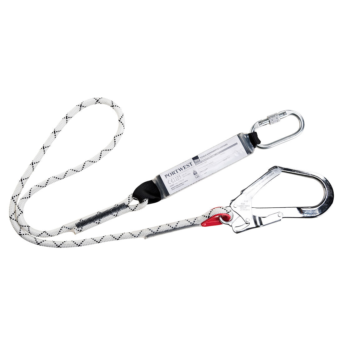 Línea de amarre Kernmantle sencilla con absorbedor - 180 cm Vetonek