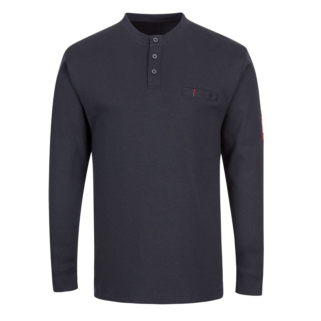 Camiseta Henley Antiestática y Resistente a la Llama Vetonek