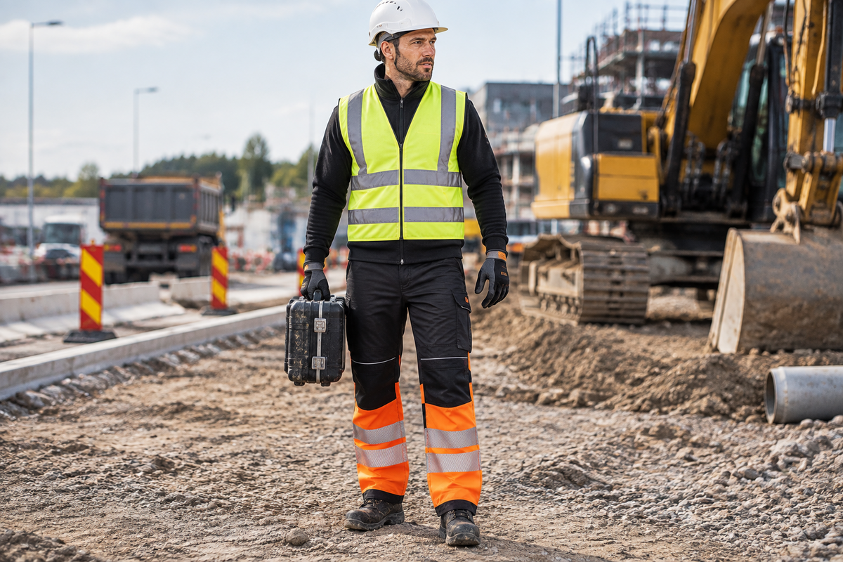 Pantalon de travail ignifuge haute visibilité Modaflame PW3