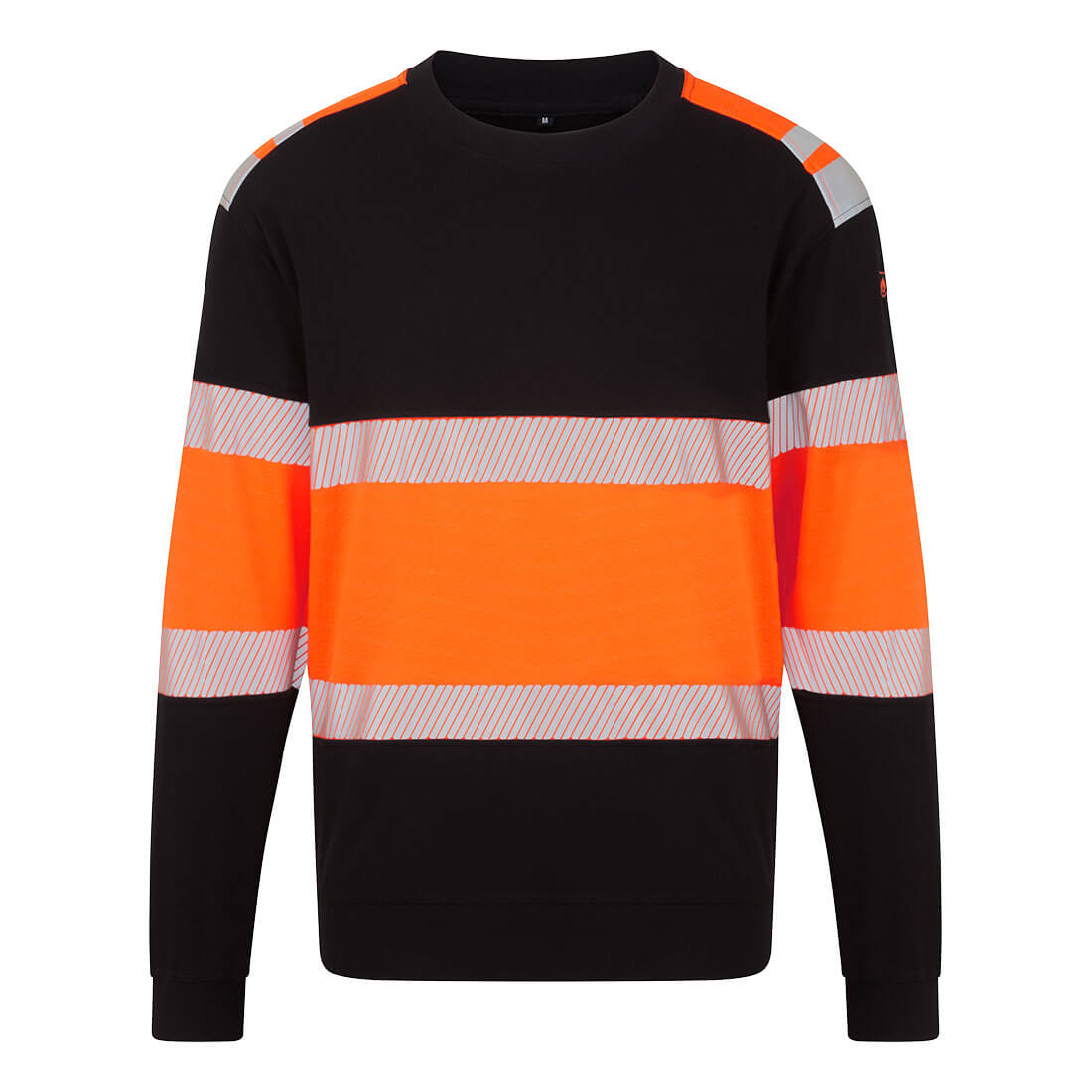 Sudadera PW3 FR Modaflame Hi-Vis Class 1 Naranja/Negro - Portwest FR737