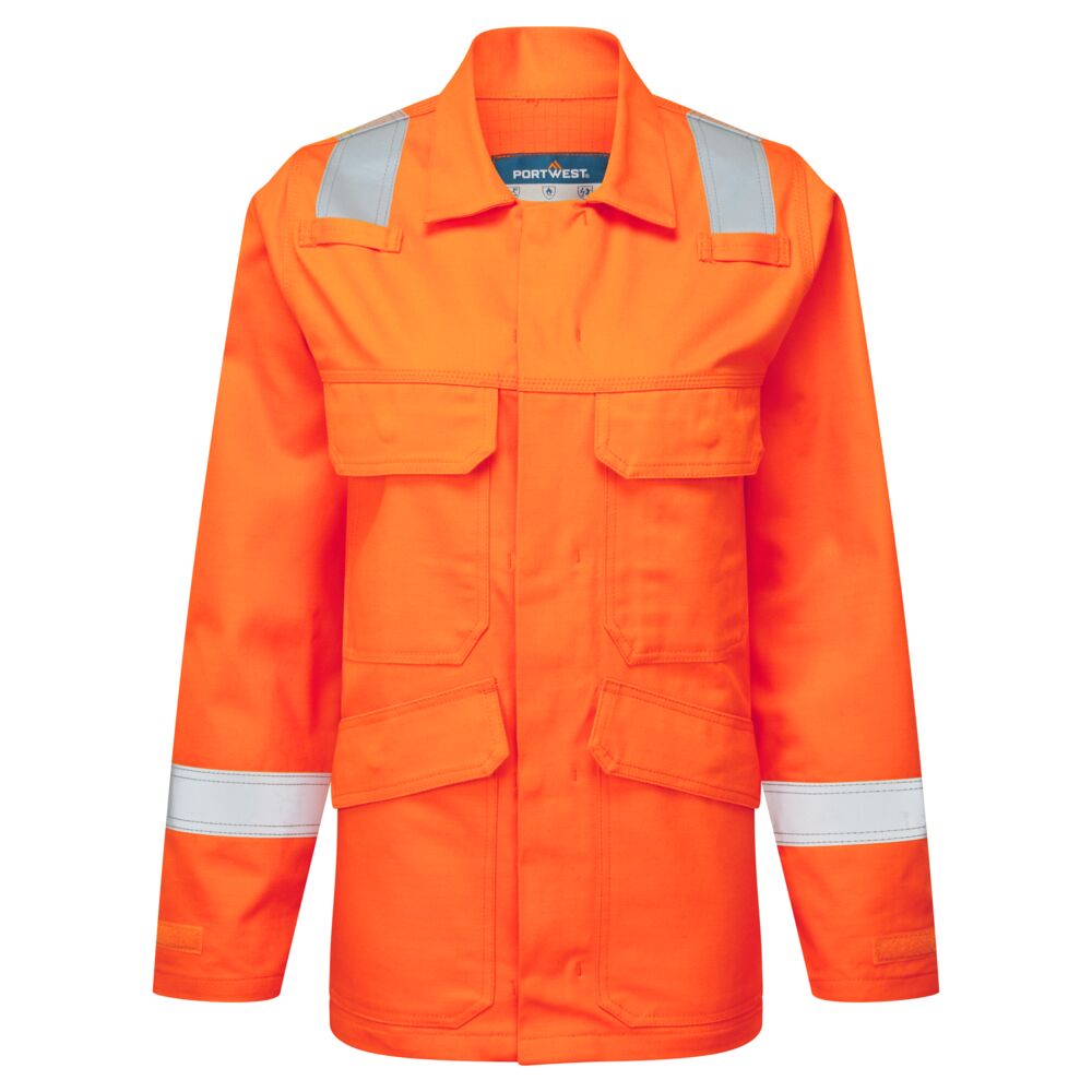 Chaqueta de mujer Bizflame Work FR Naranja - Portwest FR740