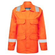 Chaqueta de mujer Bizflame Work FR Naranja - Portwest FR740