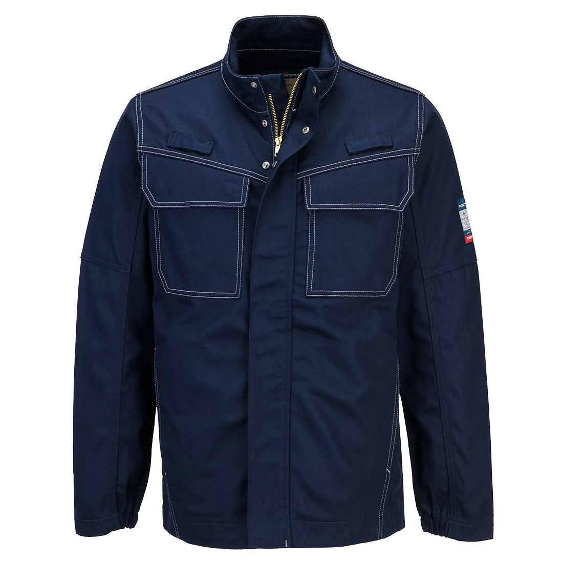 Chaqueta ignífuga Bizflame Work Azul marino - Portwest FR749