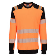 PW3 Modaflame sudadera de punto FR HVO Naranja/Negro - Portwest FR755