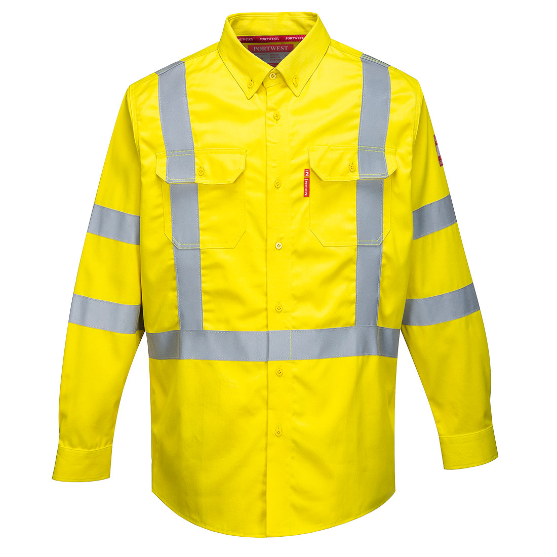 Camisa de alta visibilidad y resistente a la llama Bizflame 88/12 Vetonek