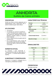 Anhydrite thermique 