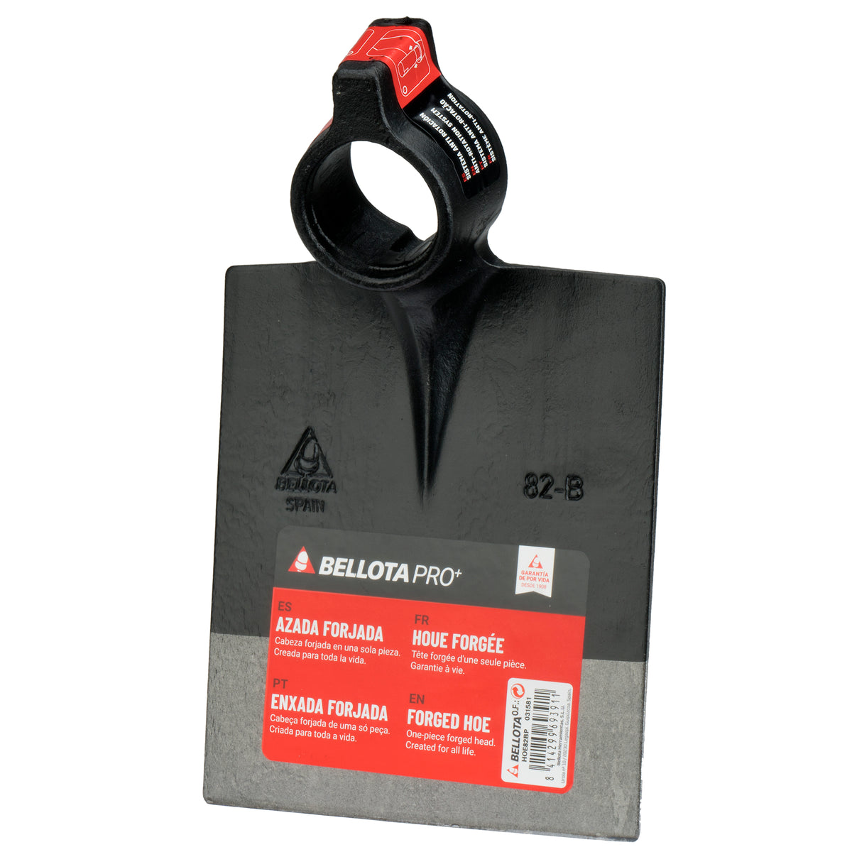 Azada Forjada Bellota HOE82 Antigiro Compacta para Remover la Tierra – con embalaje