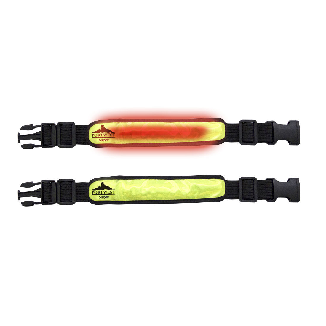 Brazalete iluminado con destellos para mayor seguridad Vetonek