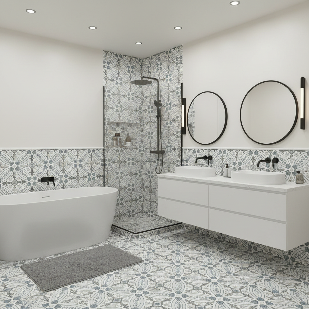Carreaux de terrasse et extérieur pour porche : bois, porcelaine, clic et gazon - Vetonek