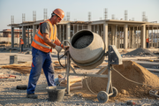 Béton en sac avec gravier et ciment inclus