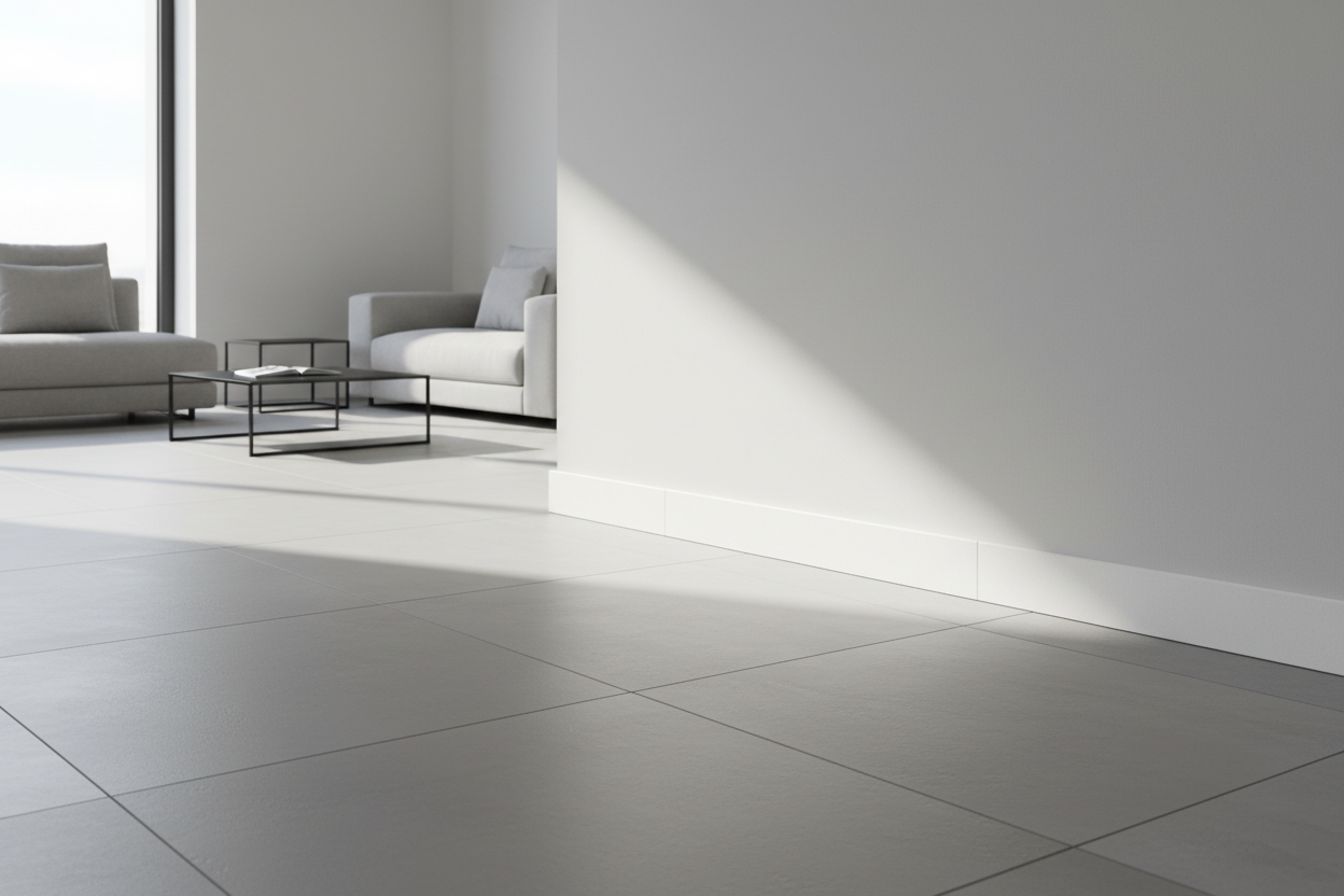 Carreau en porcelaine Blanc Mat - Vetonek