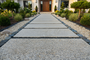 Losas de granito para jardín, ideales para decorar y embellecer espacios exteriores.