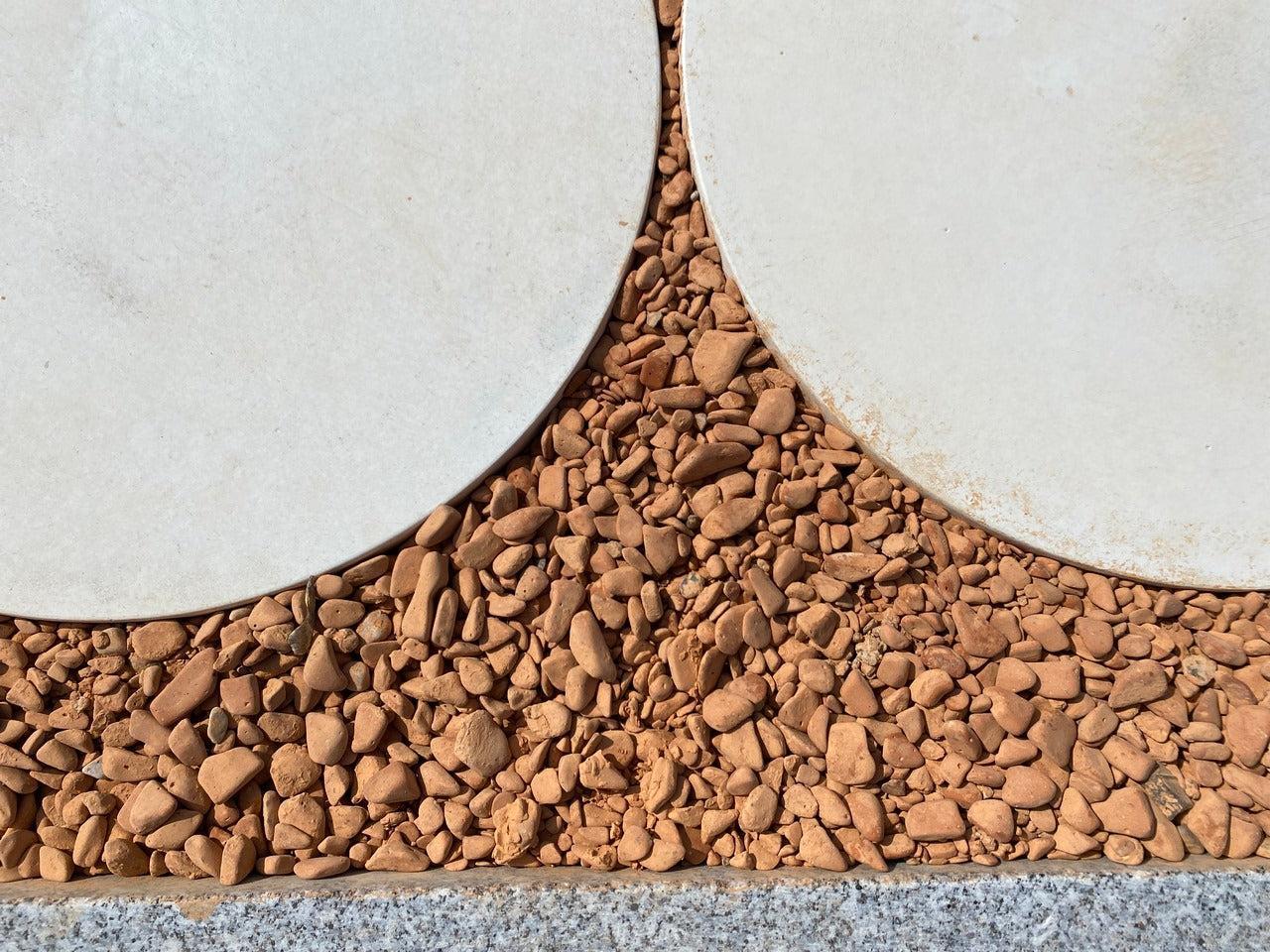 Pas Japonais Blanc Béton Vetonek