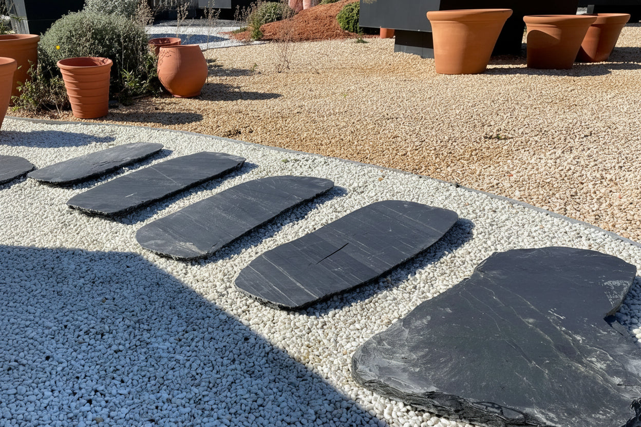 losas ardoise pour jardin
