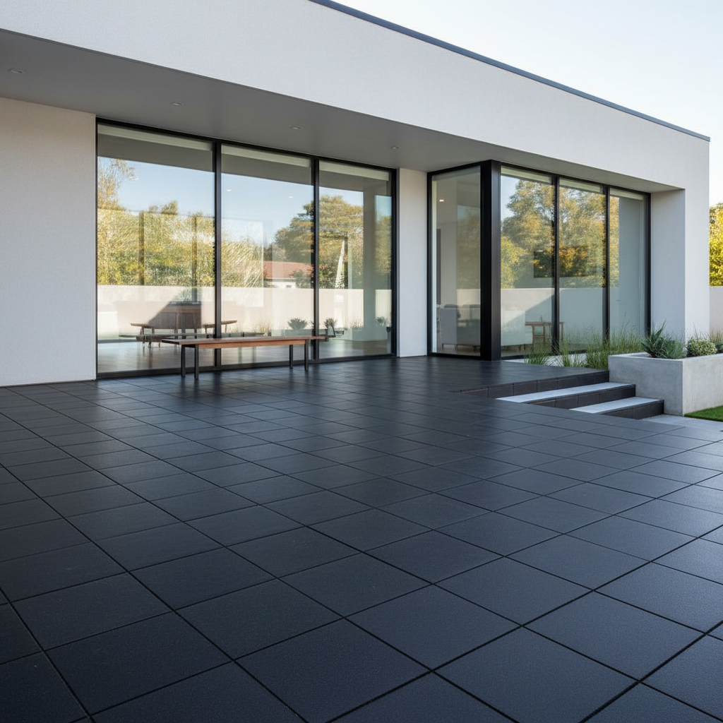 Dalle de béton pour jardin grande 75x75 cm - Vetonek