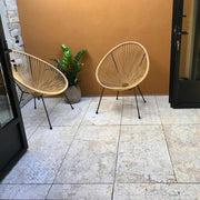 Dalle en grès cérame pour extérieur Vintage, parfaite pour les jardins et les terrasses, résistante et décorative.