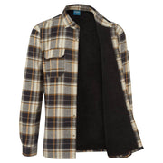 Camisa KA3 de cuadros con forro Sherpa Negro - Portwest KA313