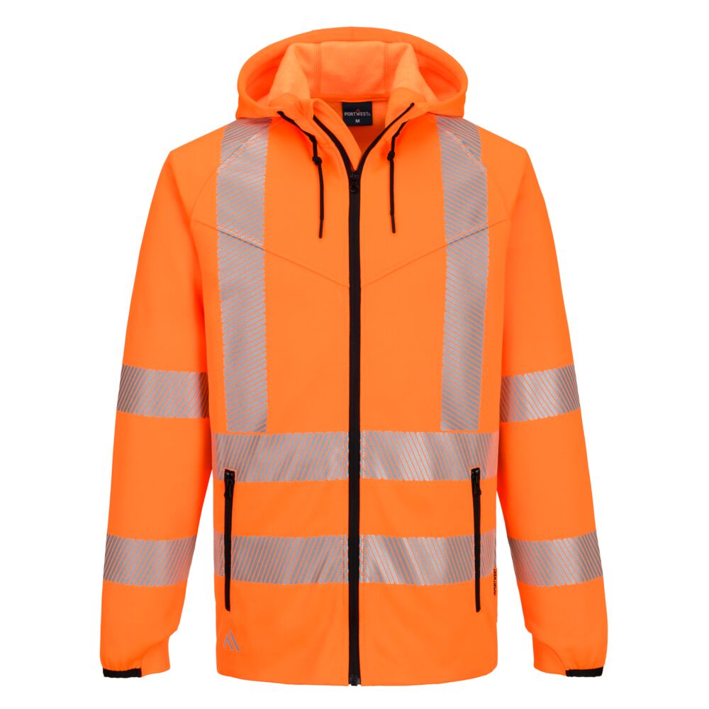 Sudadera con capucha Hi-Vis con cremallera KX3 Sport - Vetonek