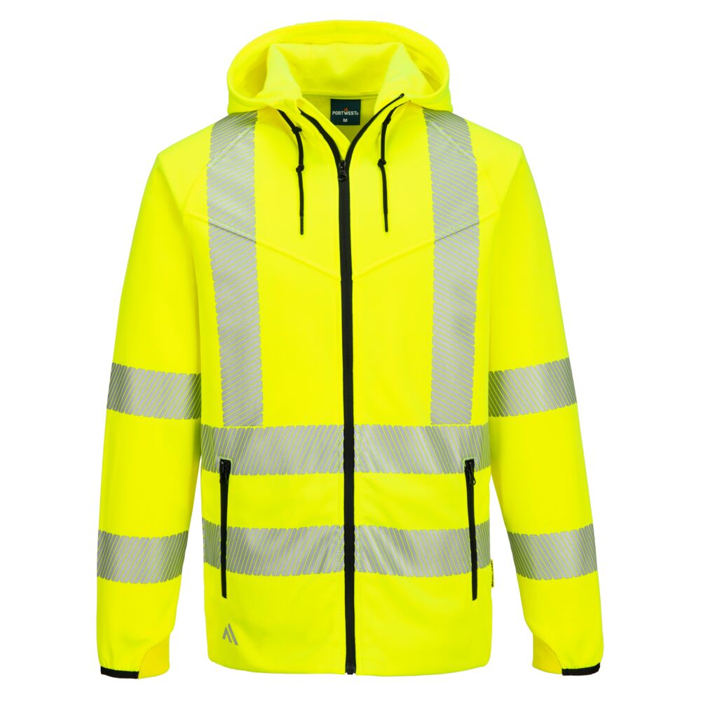 Sudadera con capucha Hi-Vis con cremallera KX3 Sport - Vetonek