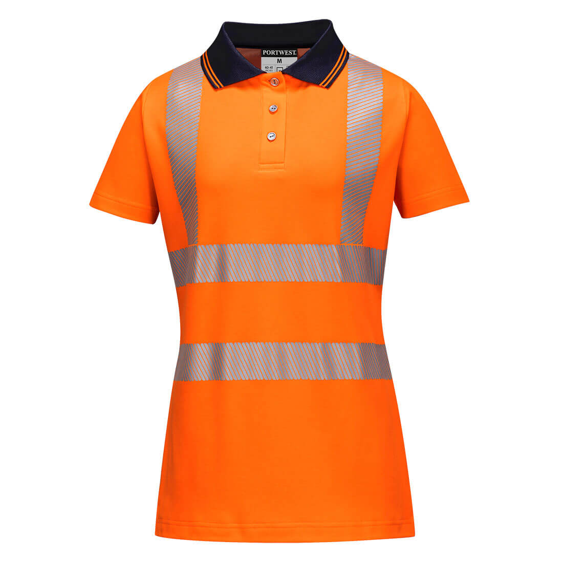 Polo de alta visibilidad Cotton Confort Pro para mujer Vetonek