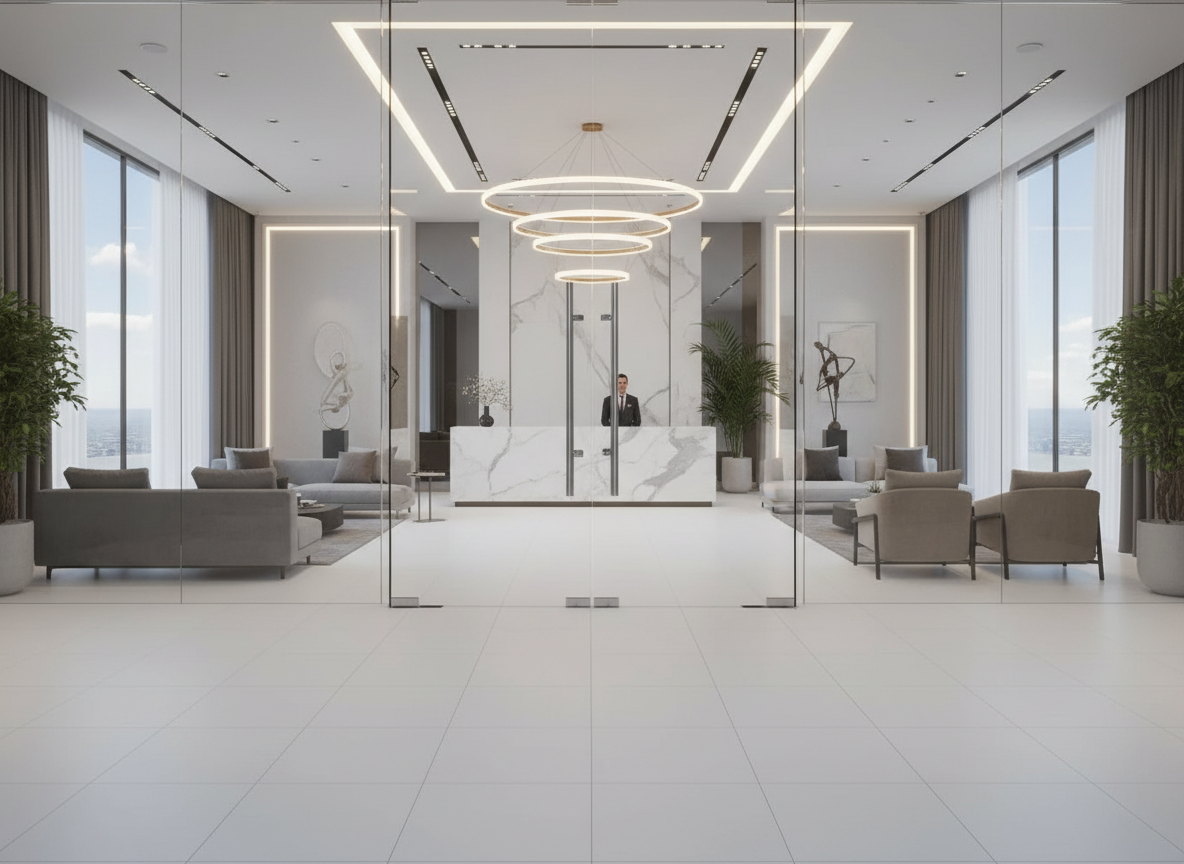 Carreau en porcelaine Blanc Mat - Vetonek