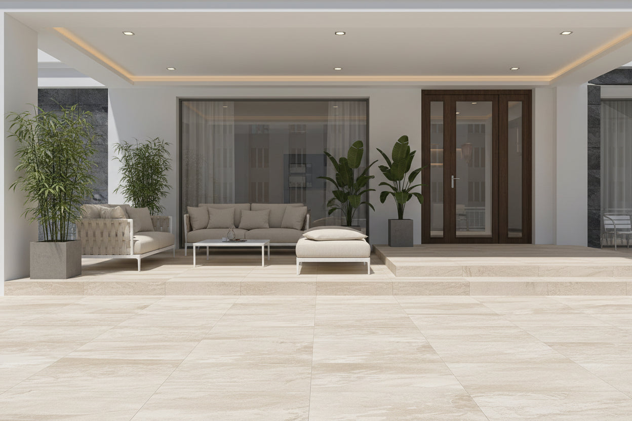 Carrelages en grès cérame extérieur jardin ArdoiX