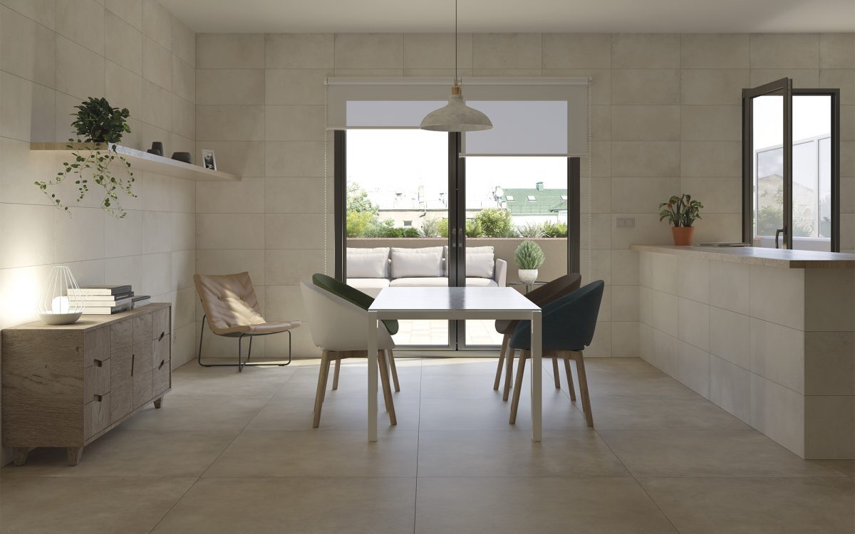 Meaux Mink 100x100 ambiente interior