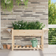 Macetero de Jardín con Estantes 155x59x76 cm de Madera Maciza de Pino V0630 Vetonek