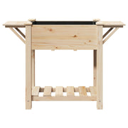 Jardinería con estanterías 111x37x76 cm de madera maciza de pino V0623 Vetonek