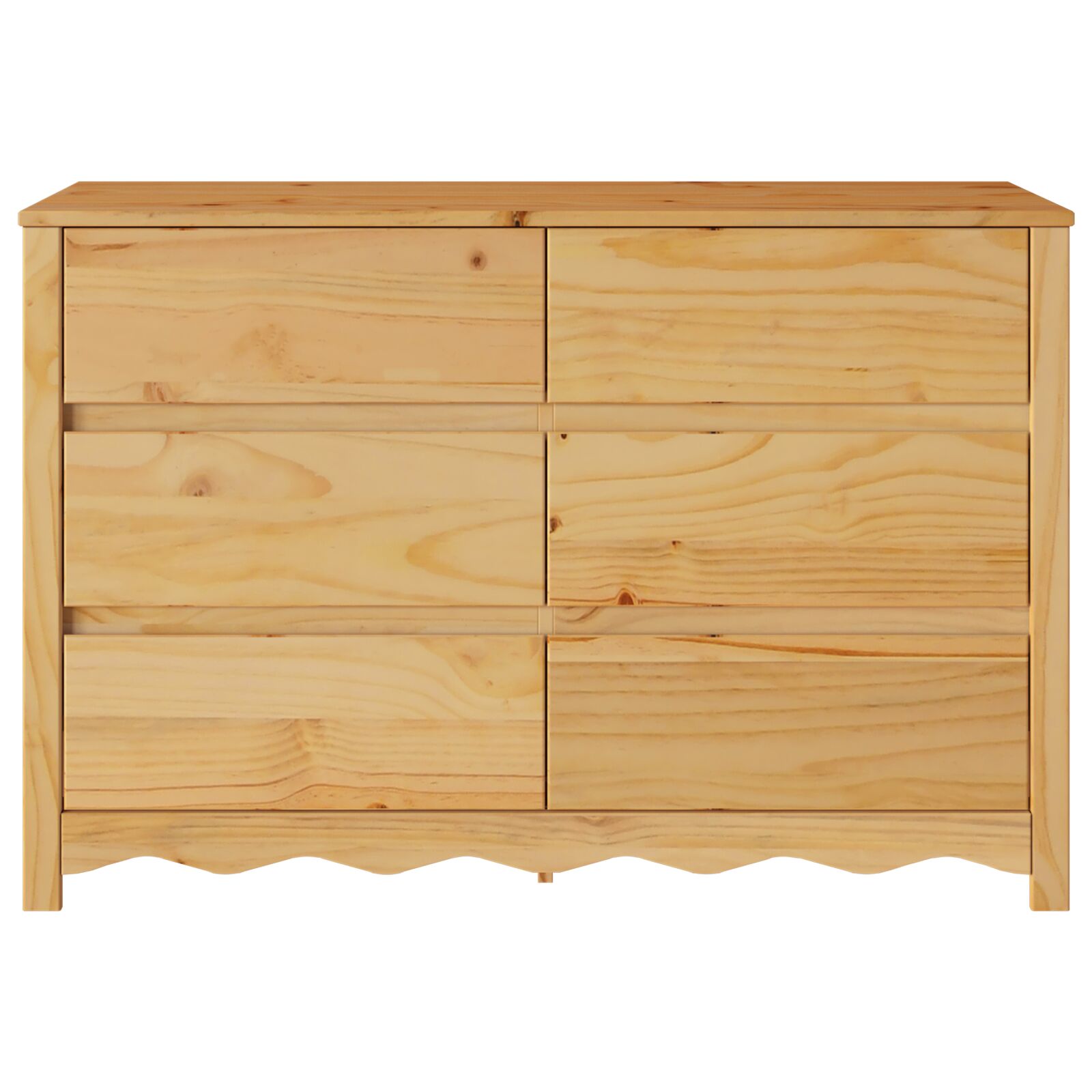 Commode "DRAMMEN" 111x43x73,5 cm Bois de Pin Massif V7064 Vetonek