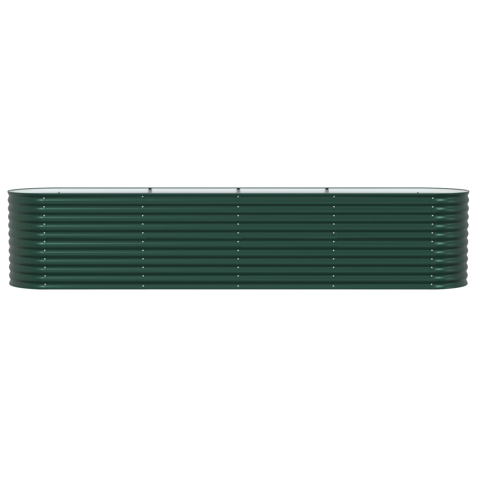 Huerto elevado Verde 400x80x81 cm Acero Galvanizado V3511 Vetonek