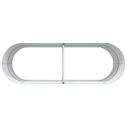 Huerto Elevado Marrón 240x80x81 cm Acero Galvanizado V3634 Vetonek