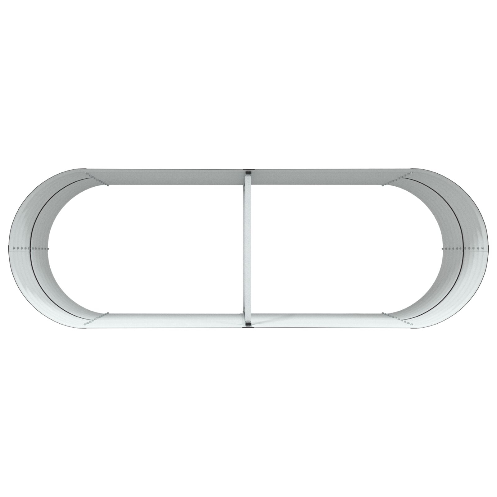 Huerto Elevado Marrón 240x80x81 cm Acero Galvanizado V3634 Vetonek