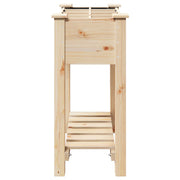 Macetero de Jardín con Rejillas 71x37x76 cm de Madera Sólida de Abeto V0678 Vetonek