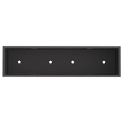 Huerto Elevado 100x26x82 cm Acero Negro V9647 Vetonek