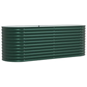 Huerto Elevado Verde 240x80x81 cm Acero Galvanizado V3535 Vetonek