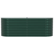 Huerto Elevado Verde 240x80x81 cm Acero Galvanizado V3535 Vetonek