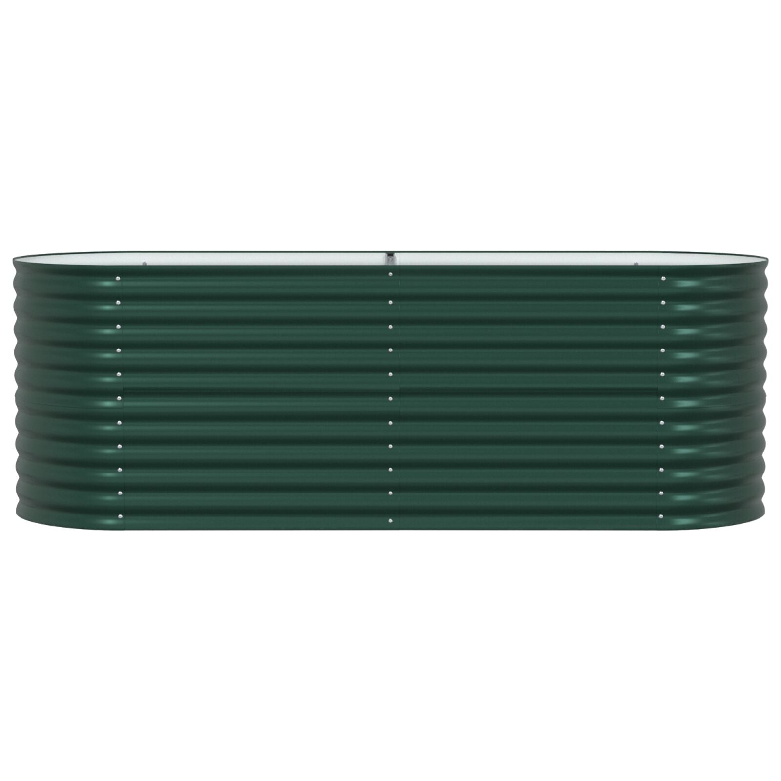 Huerto Elevado Verde 240x80x81 cm Acero Galvanizado V3535 Vetonek
