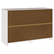 Commode ""DRAMMEN"" Blanc 111x43x73,5 cm Bois de pin massif V7071 Vetonek