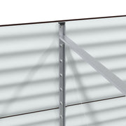 Huerto Elevado Marrón 240x80x81 cm Acero Galvanizado V3634 Vetonek