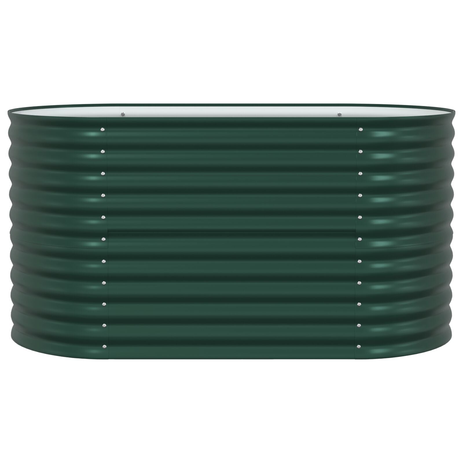 Huerto Elevado Verde 160x80x81 cm de Acero Galvanizado V3542 Vetonek