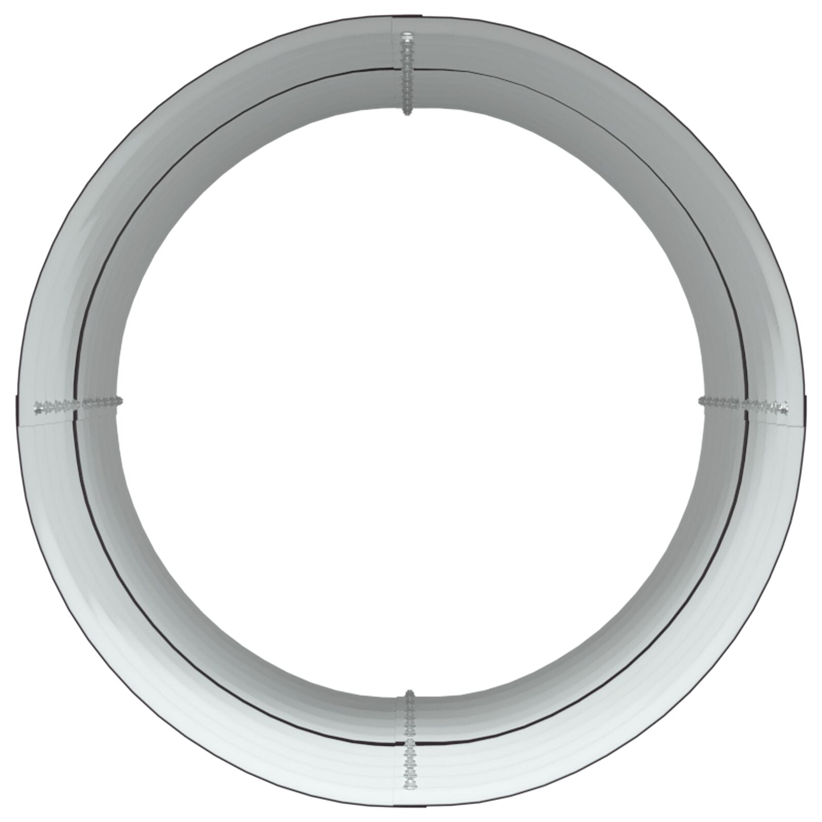 Huerto Elevado - Marrón 80x80x81 cm Acero Galvanizado V3658 Vetonek