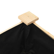 Jardín Planter con Estante 115x59x76 cm Madera Maciza de Abeto V0555 Vetonek