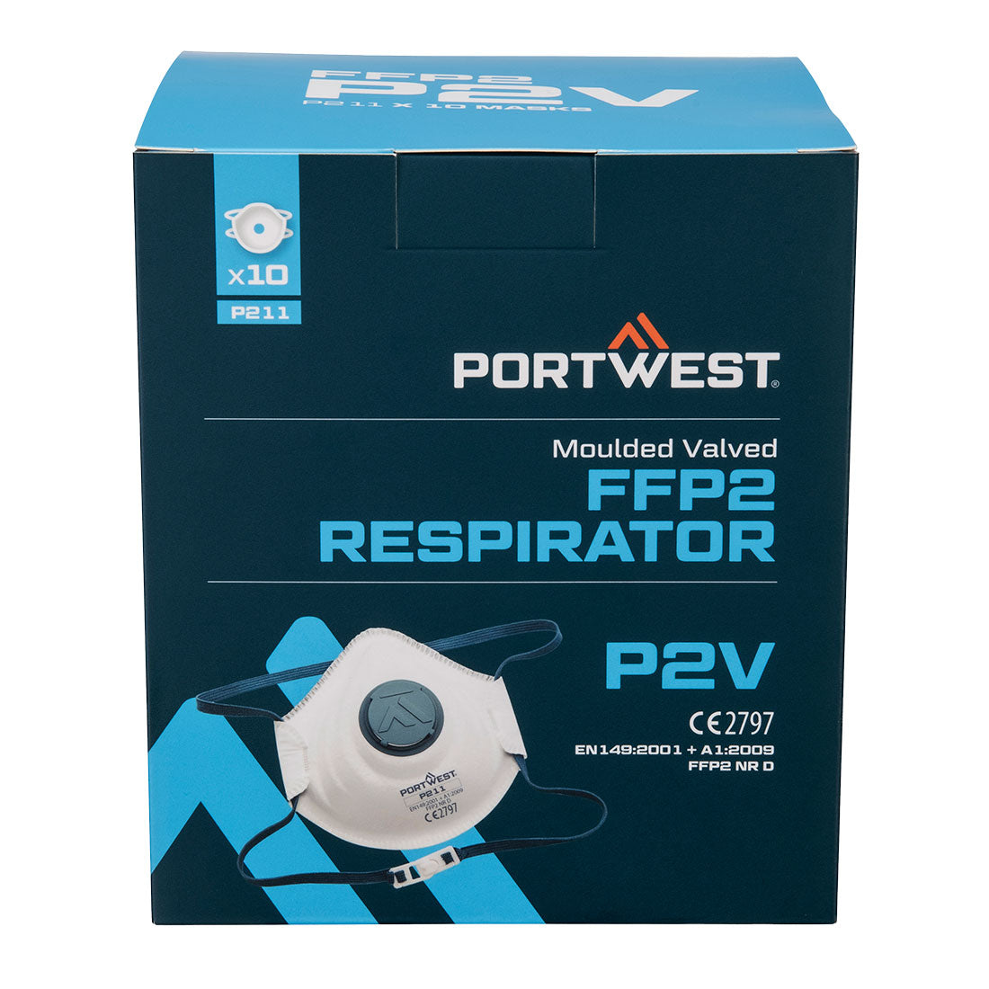 Masque moulé avec valve FFP2 - Confort et Protection Vetonek