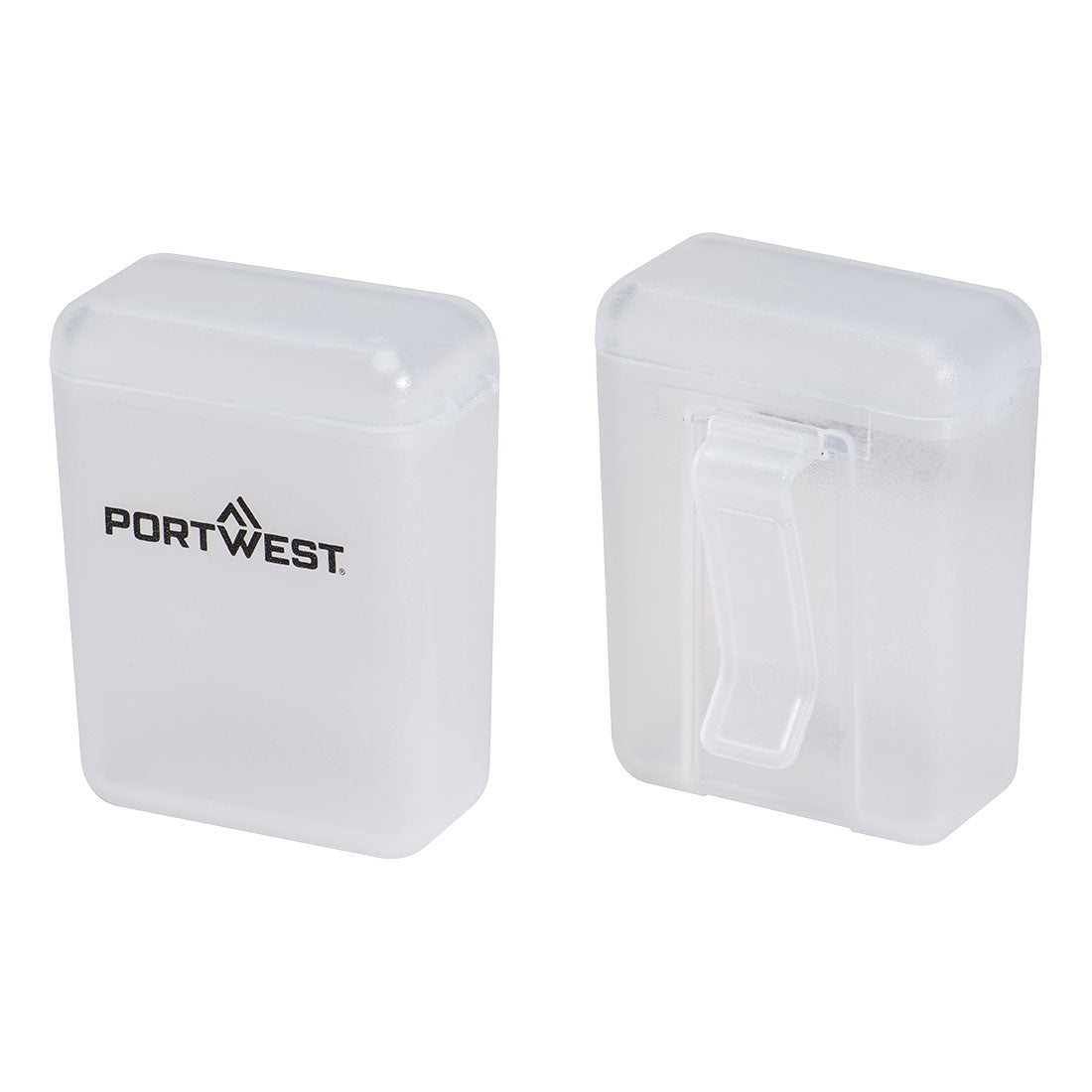 Cajita de almacenamiento de tapones para los oídos (Pk50) Blanco - Portwest PA09